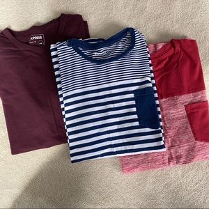 SET OF 3: Express T-Shirts (Medium)